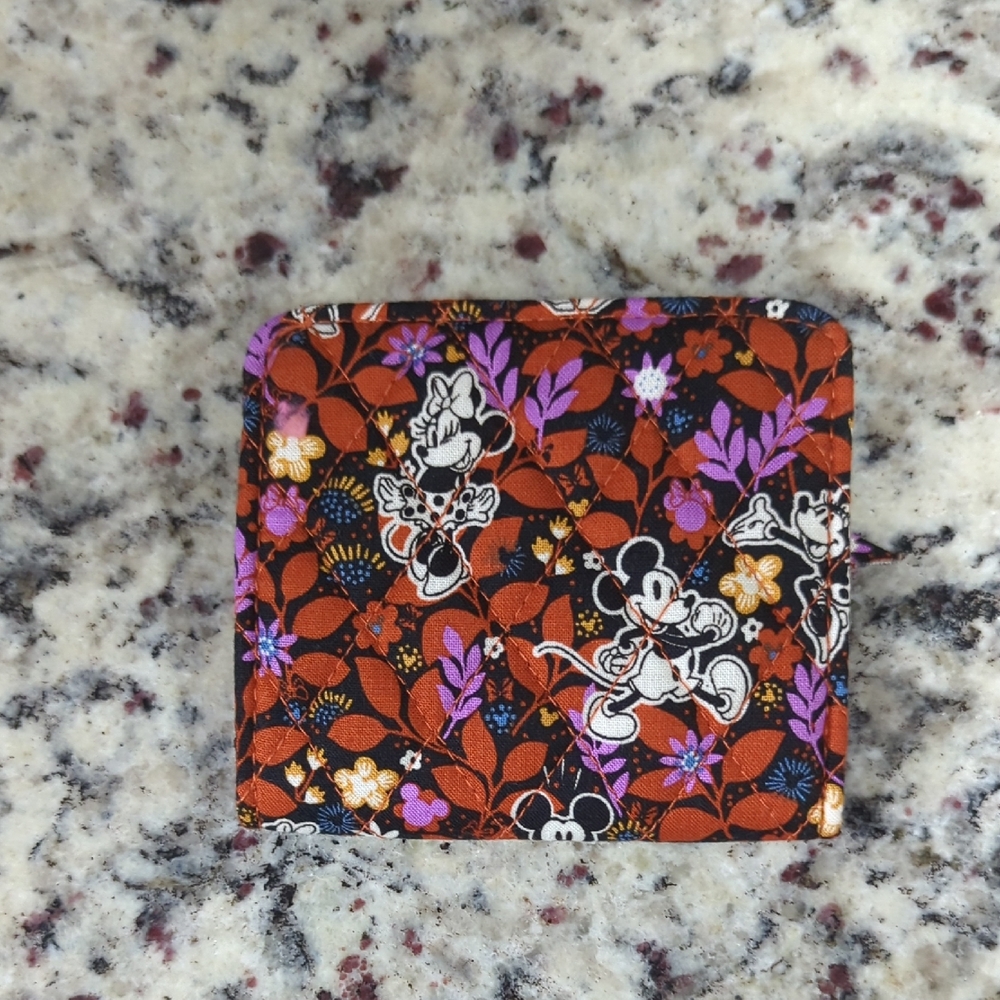 Disney Floral Wallet with Mickey and Minnie